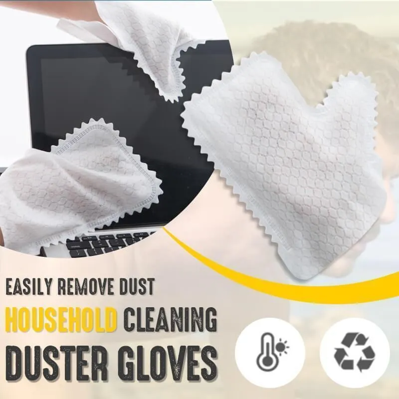 10Pcs Reusable Microfiber Dust Cleaning Gloves