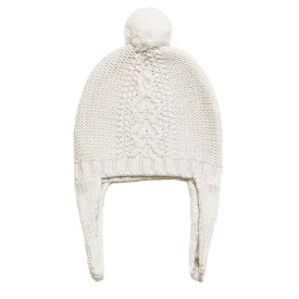 Angel Dear, Cable Pilot Hat - Ivory