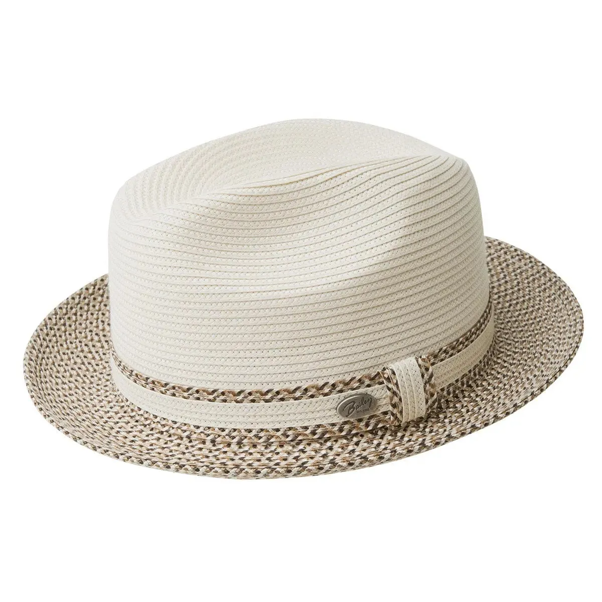 Bailey Mannesroe Two-tone Poly Braid Fedora