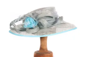 Balfour Formal Hat Sinamay Blue 57cm