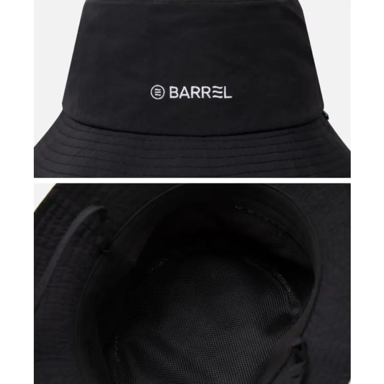 Barrel Swell Solid Bucket Hat-BLACK