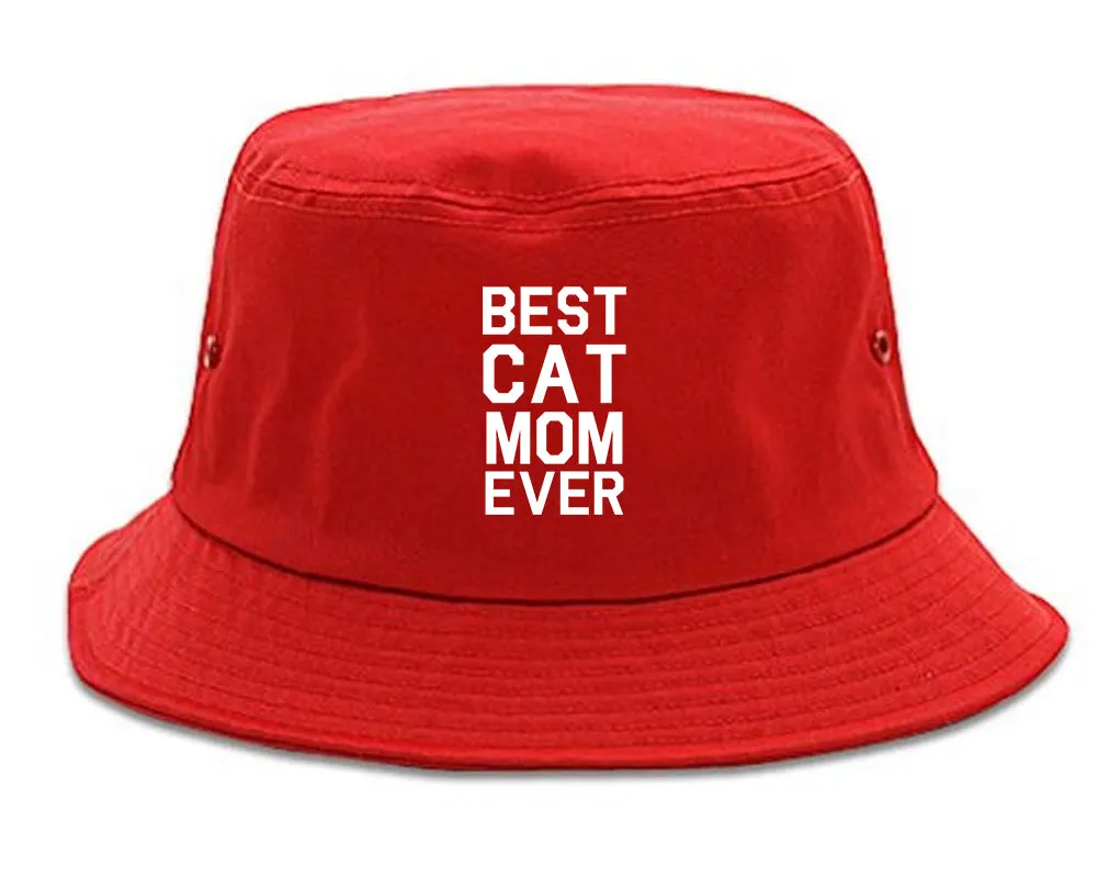 Best Cat Mom Ever Mens Bucket Hat