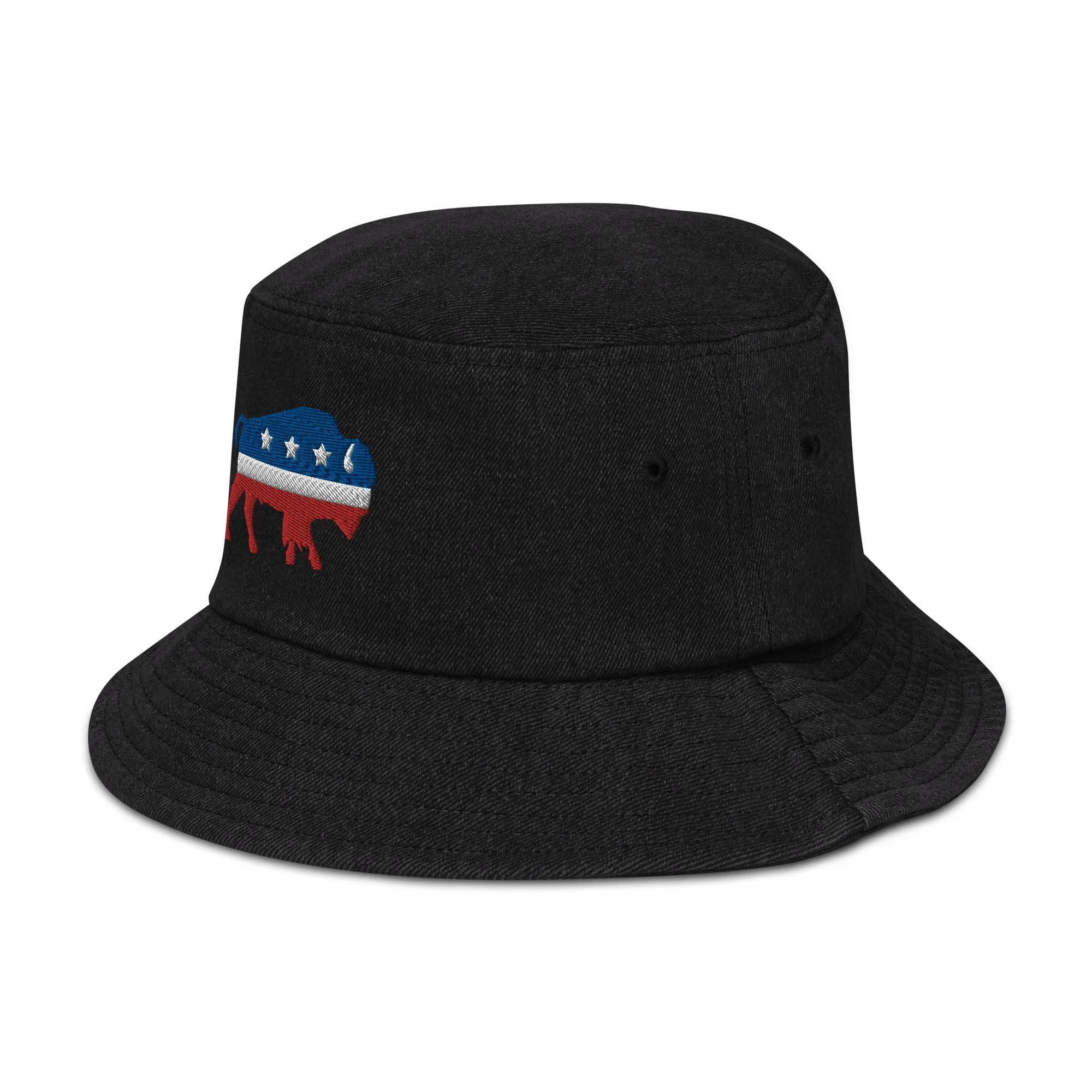 Bison Independent Denim Bucket Hat