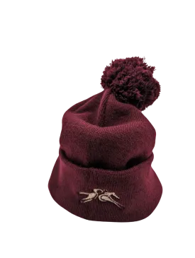 Bobble Hat Burgundy By PC Racewear