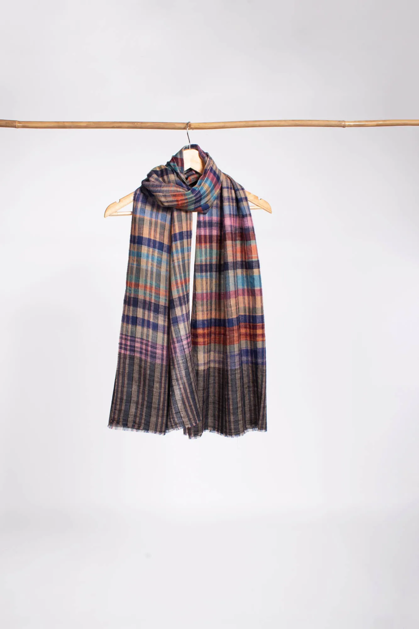 Boho Chic Handloomed Cashmere Pashmina Scarf - WEALDEN