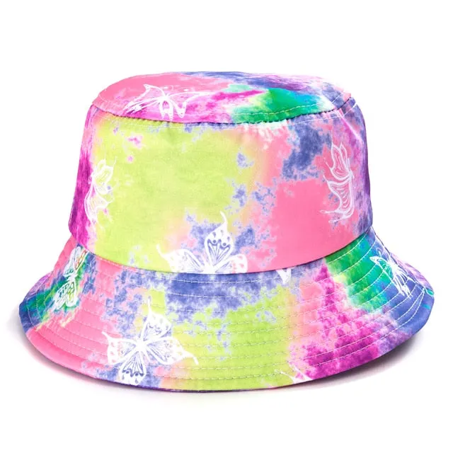 Bucket Hats Women Reversible Summer Print Bucket Hat Travel Hat