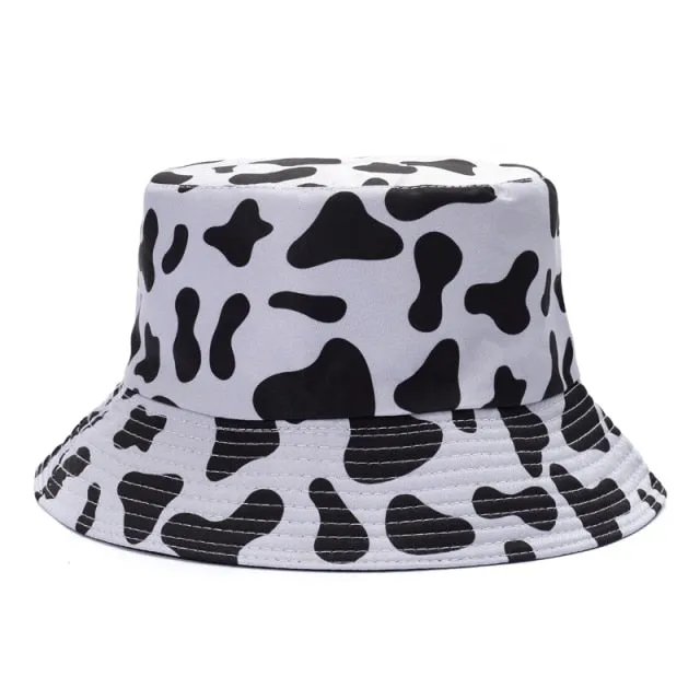 Bucket Hats Women Reversible Summer Print Bucket Hat Travel Hat