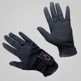 Cavalleria Toscana Technical Riding Gloves - Black