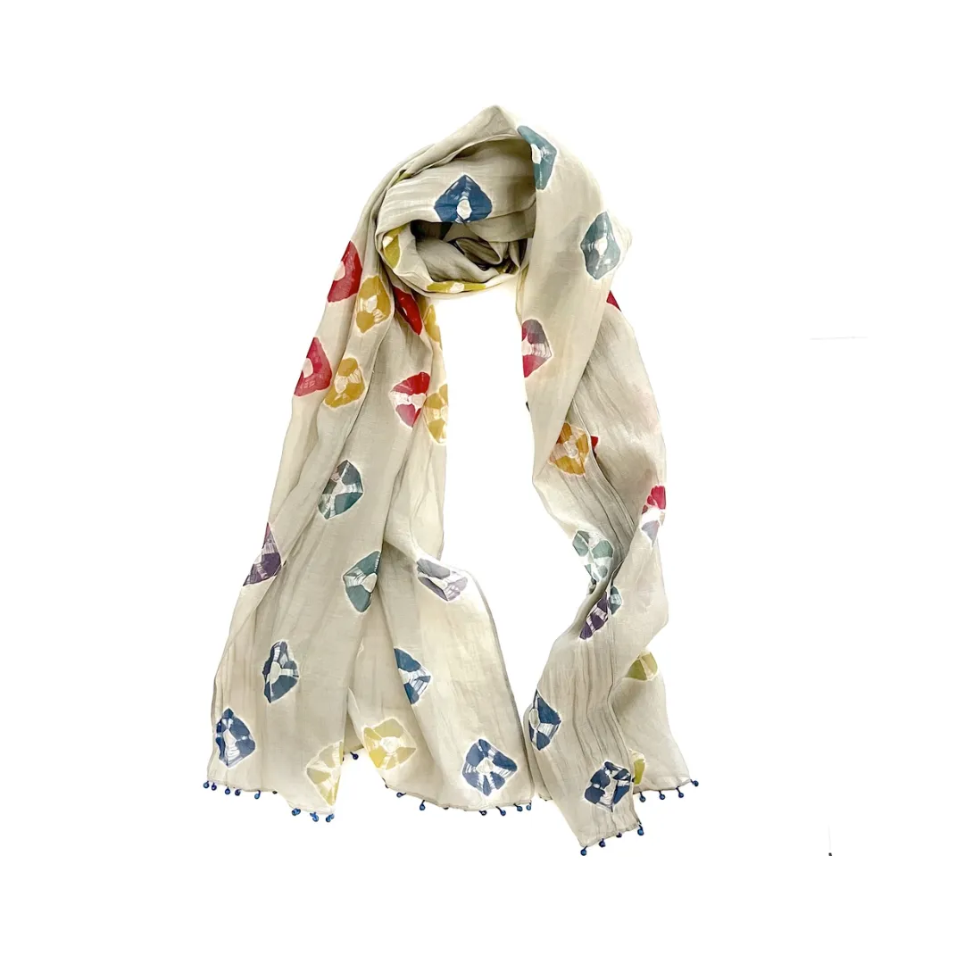 Cotton   Silk Scarf #2456