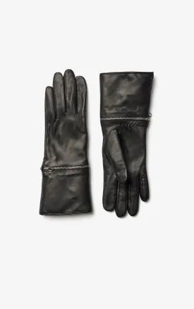 DEMY BLACK FUR GLOVES