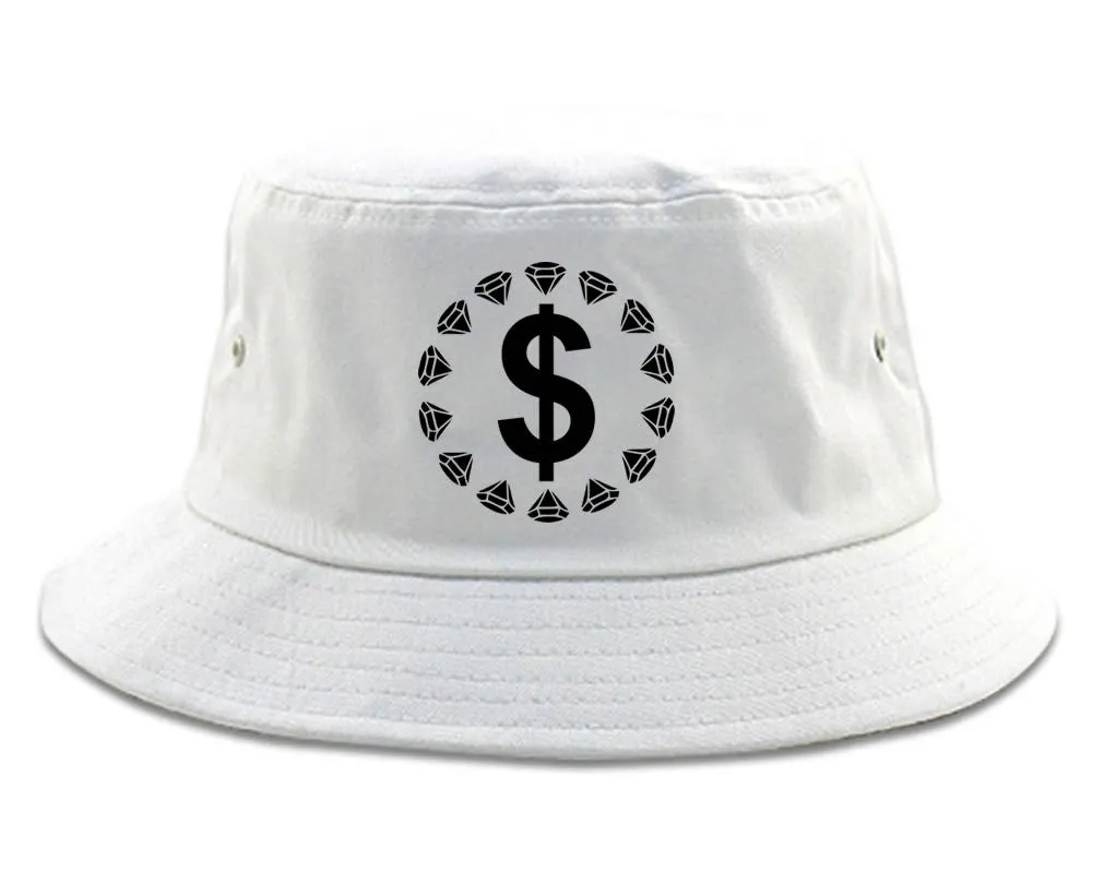 Diamonds Money Sign Logo Bucket Hat