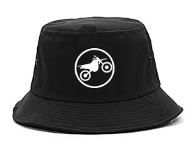 Dirt Bike Chest Mens Bucket Hat