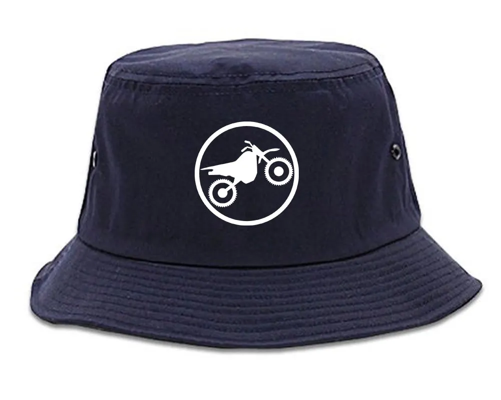 Dirt Bike Chest Mens Bucket Hat