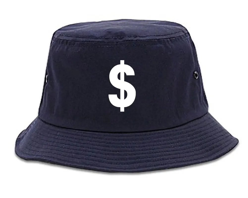 Dollar Sign Simple Chest Mens Bucket Hat