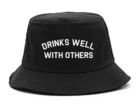 Drinks Well With Others Mens Bucket Hat