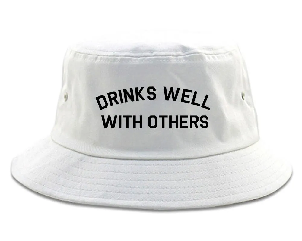 Drinks Well With Others Mens Bucket Hat