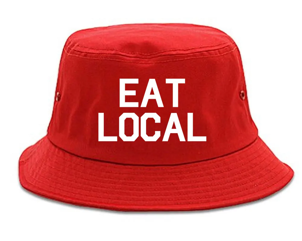 Eat Local Buy Mens Bucket Hat