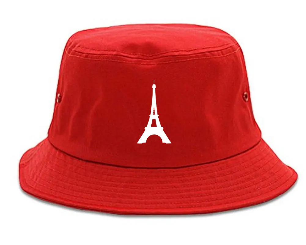 Eiffel Tower Paris Chest Mens Bucket Hat