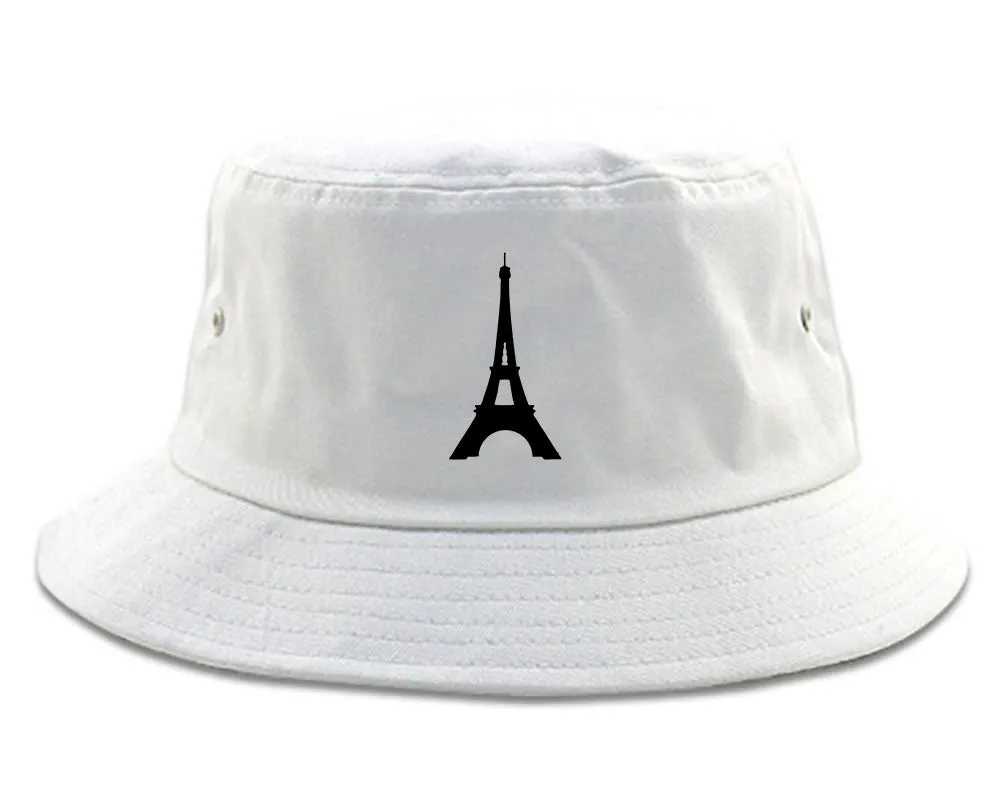 Eiffel Tower Paris Chest Mens Bucket Hat