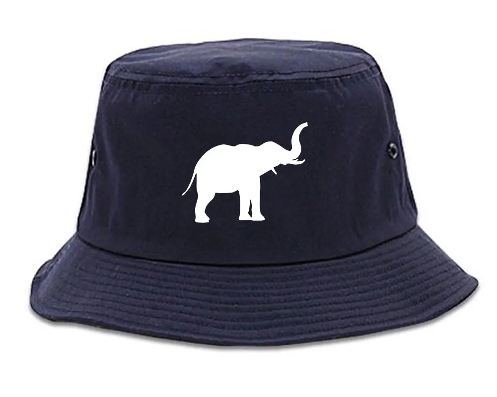 Elephant Animal Chest Mens Bucket Hat