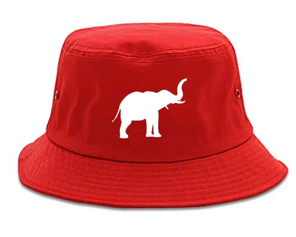 Elephant Animal Chest Mens Bucket Hat