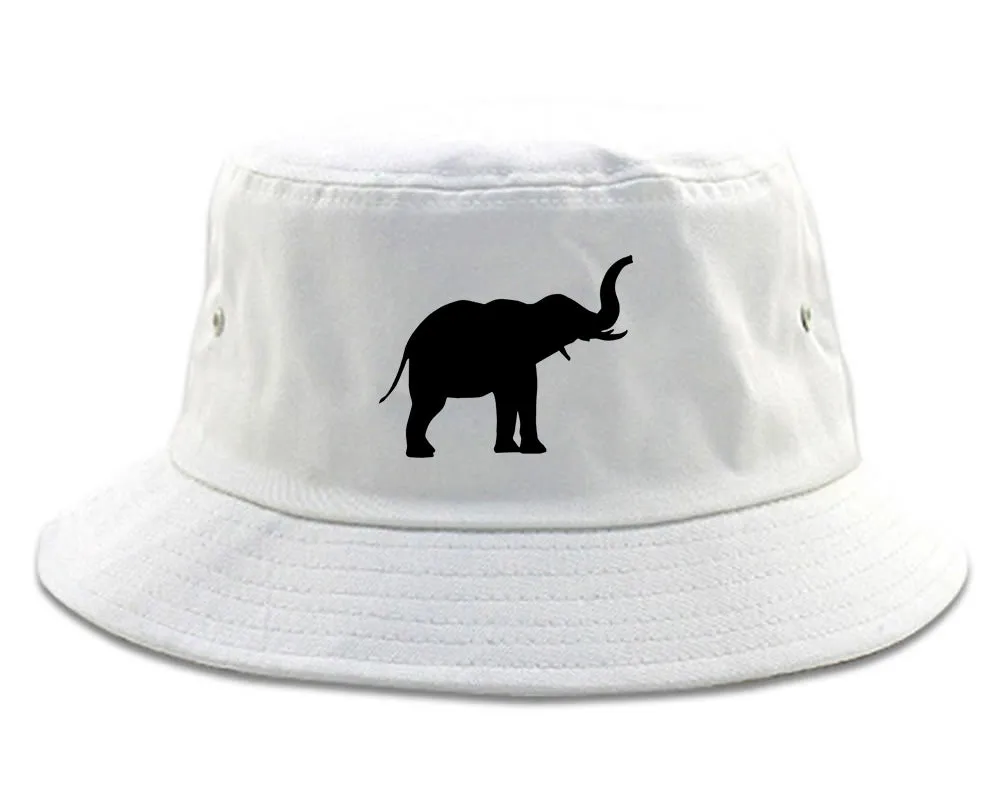 Elephant Animal Chest Mens Bucket Hat