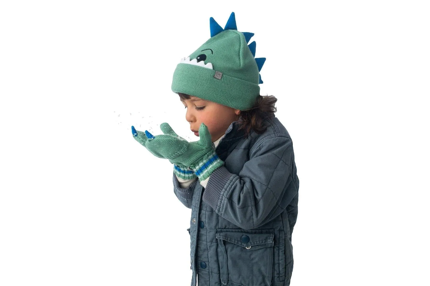 Flapjack Kids FJKKT785  Tuque Tricot Dino, M/L (2-6 Years)