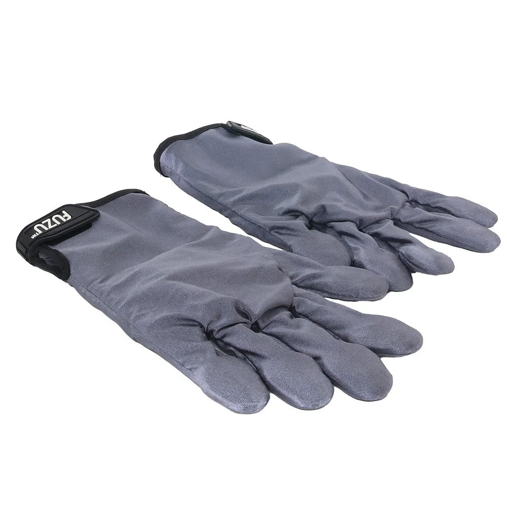 Fuzu Vibrating Large Massage Gloves in Grey