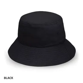 Grace Collection AH715 Heavy Brushed Cotton Bucket Hat w/ Logo - 250 QTY