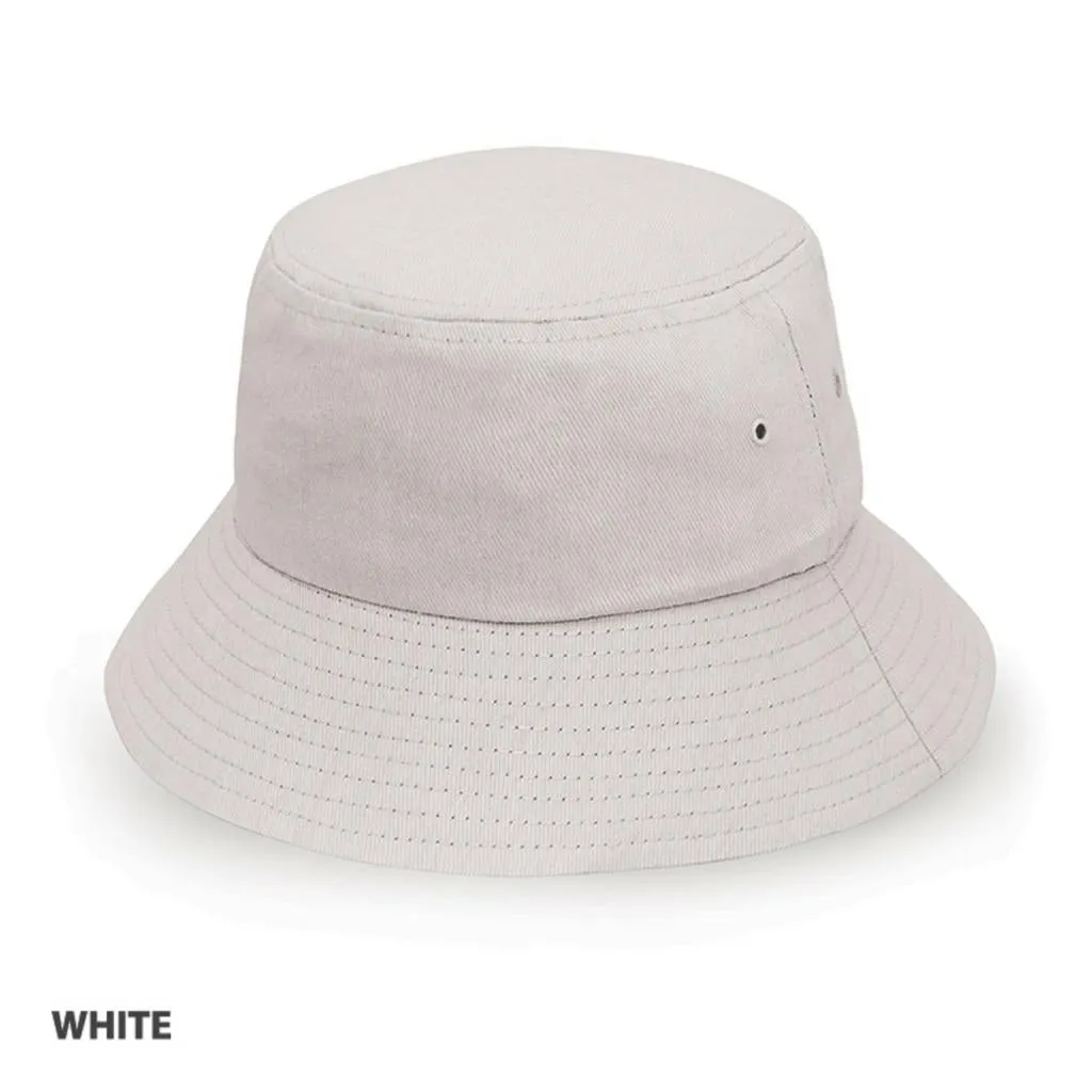 Grace Collection AH715 Heavy Brushed Cotton Bucket Hat w/ Logo - 250 QTY