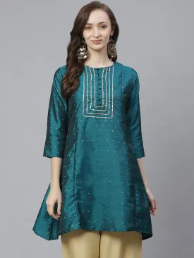 Green Ethnic Tunic