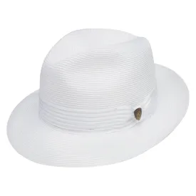 Harrod Milan Straw Classic Brim Fedora by Dobbs