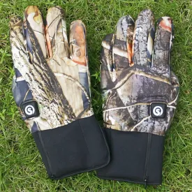 Medium Thickness Savior Heated Gloves For Hunting | Electric Camo Warming Gloves