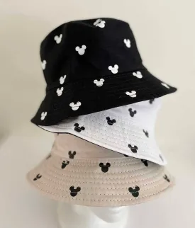 Mouse Bucket Hat, Mouse Cap, Vacation Hat, Personalized hat