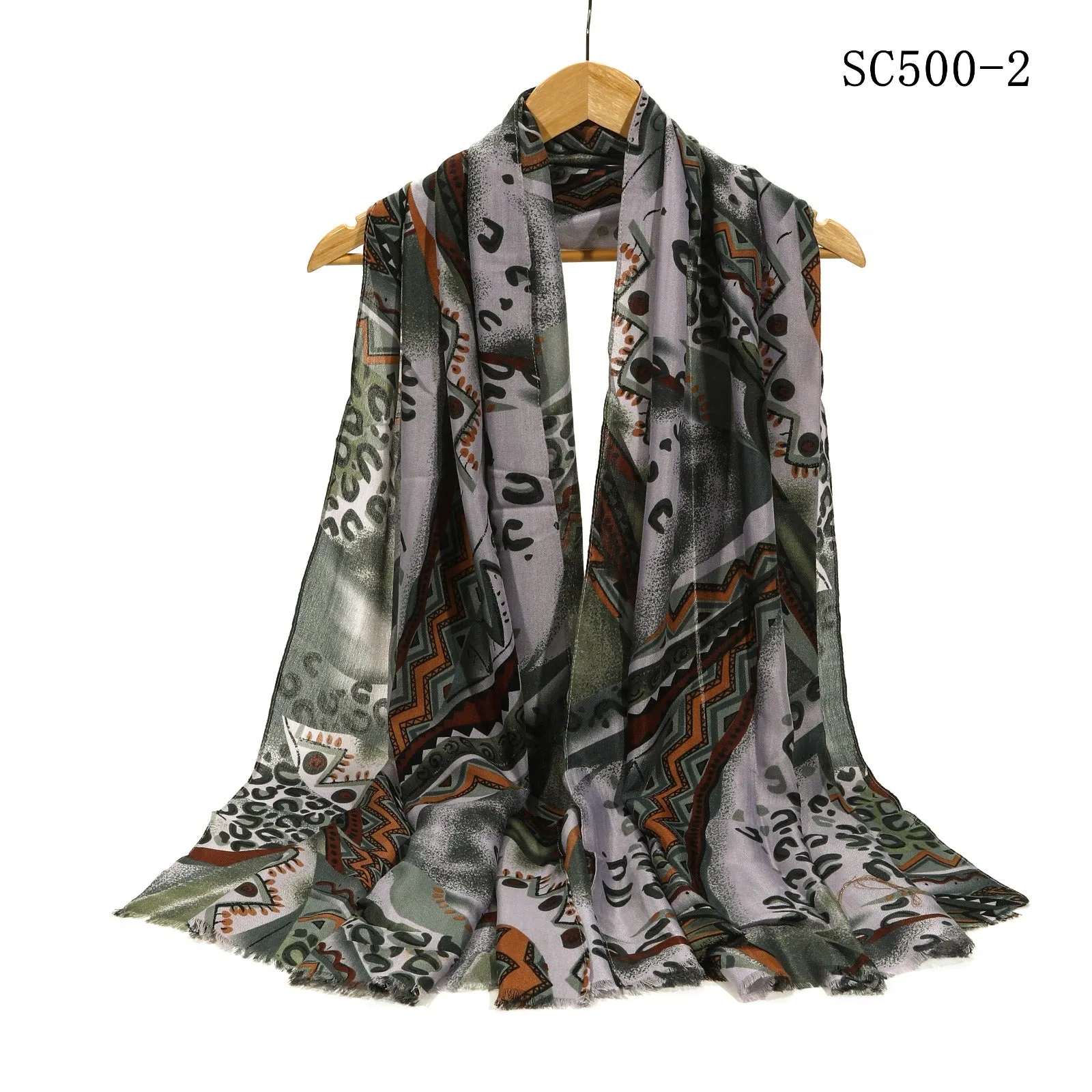 New Women Printed Cotton Viscose Light Weight Scarf