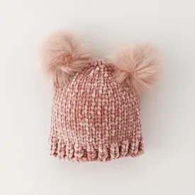 Rosy Chenille Beanie Hat for Babies, Toddlers & Kids