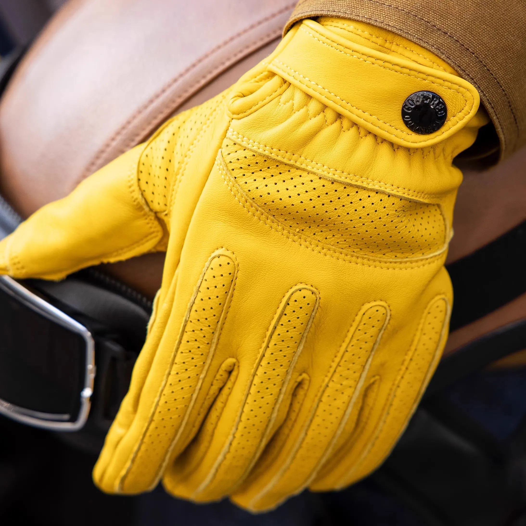 WINTER LEATHER RIDING GLOVES VERCOR